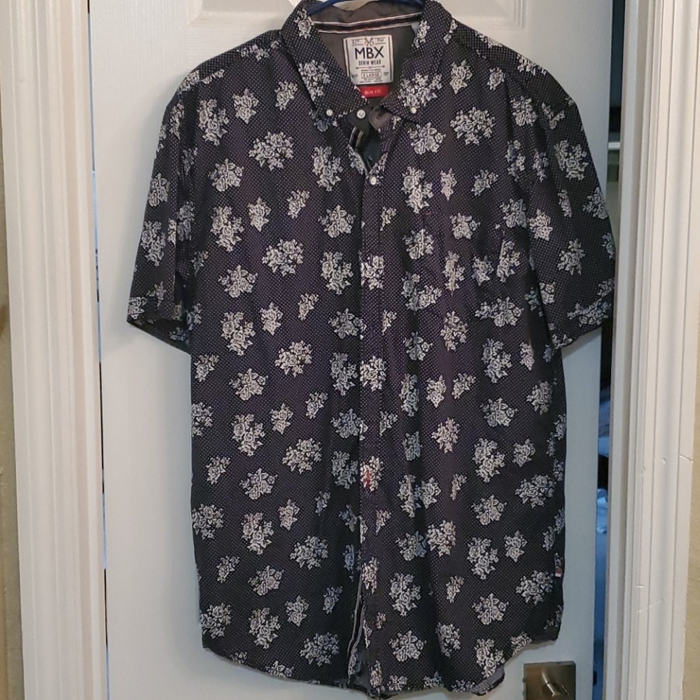 Classy retro floral shirt